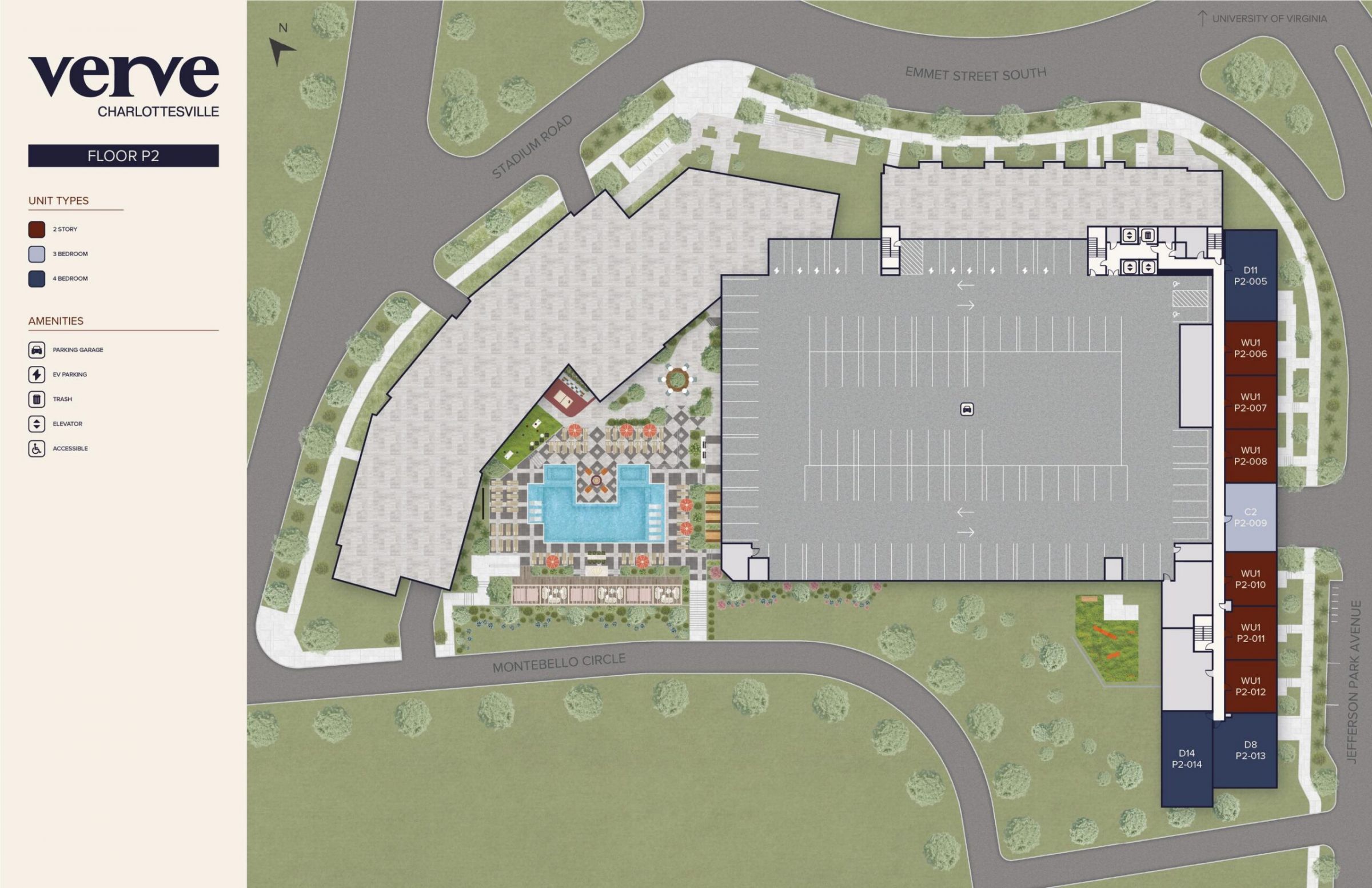 Verve Columbia floor plan level 1