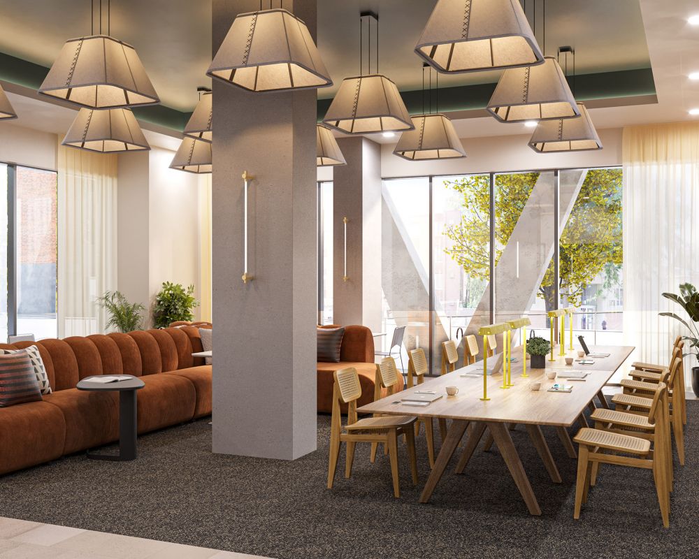 clubroom sitting area
