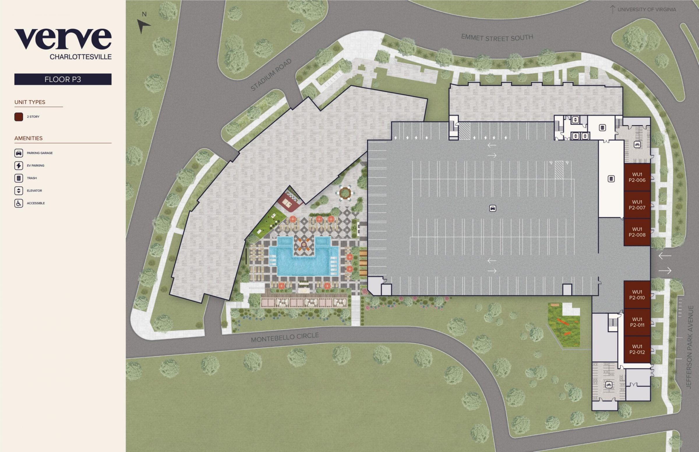 Verve Columbia floor plan level 1